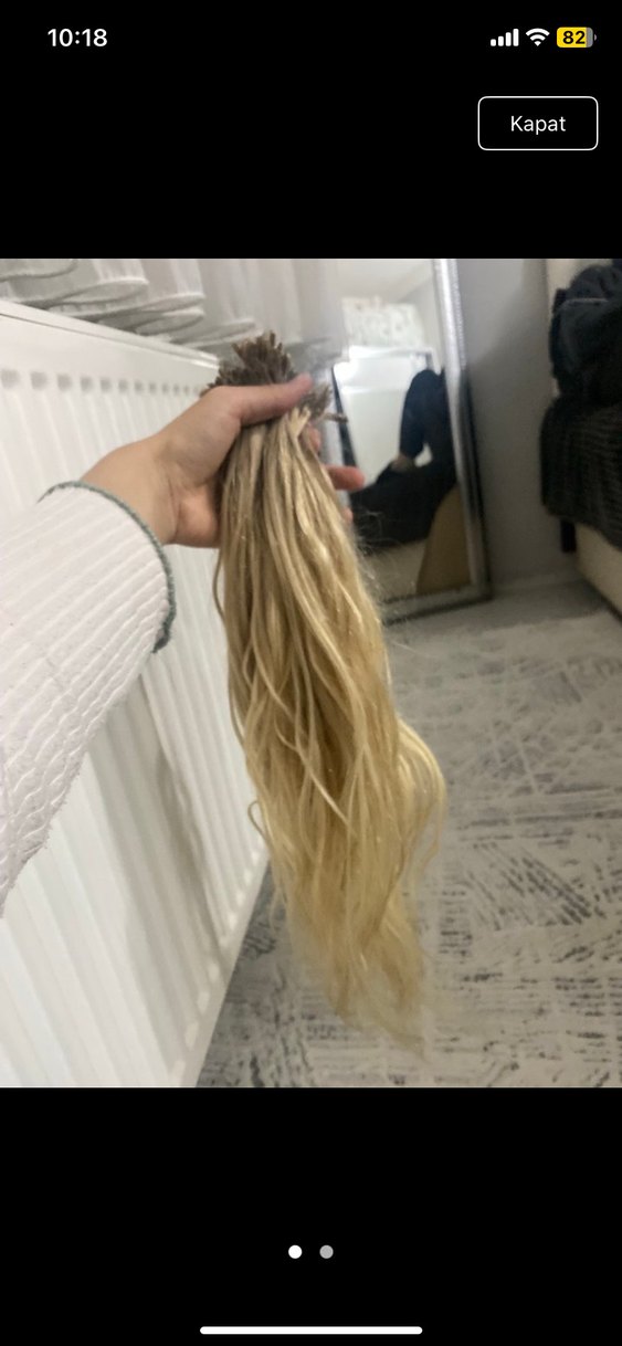 Bej Saten Püsküllü Bohem Saç Aksesuarı - Görsel 2