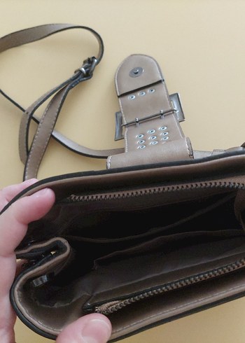 çapraz deri çanta - Görsel 3