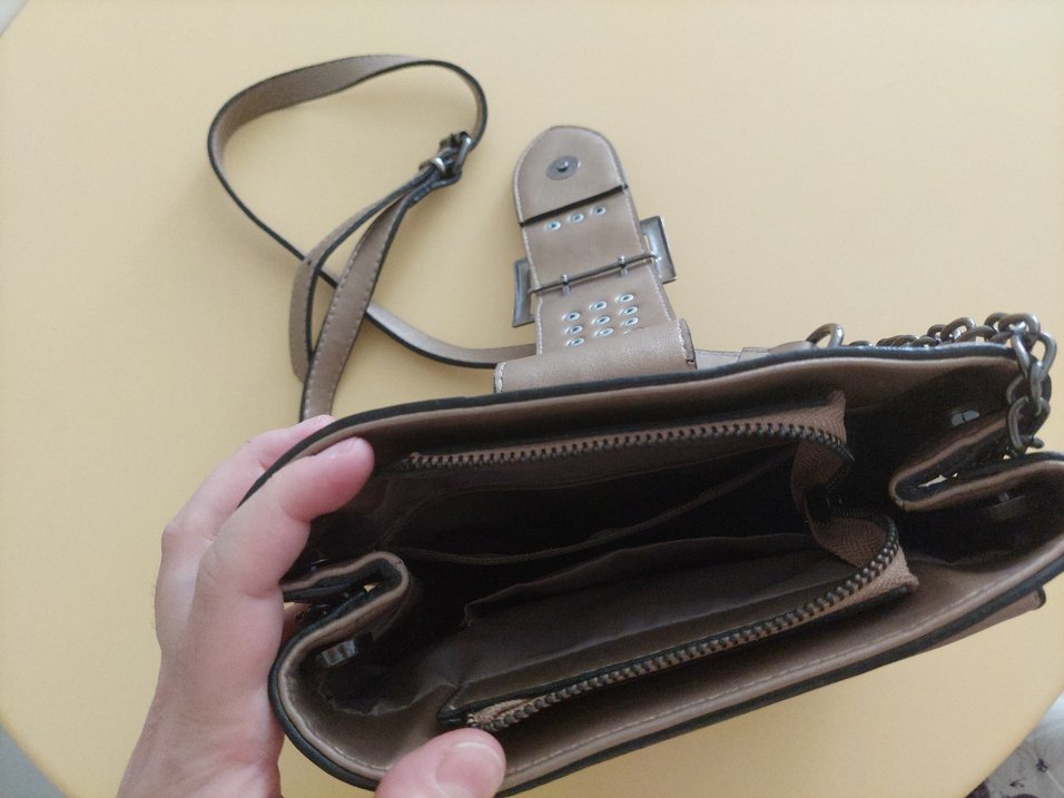 çapraz deri çanta - Görsel 3