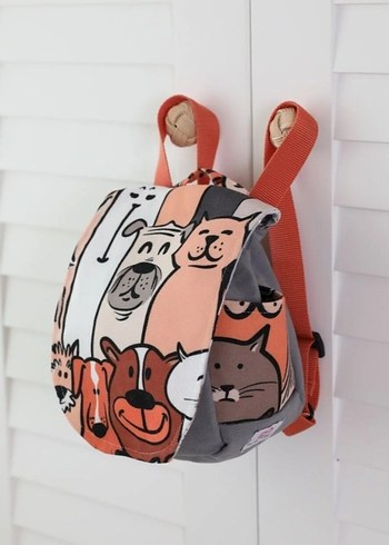 Çok Renkli Çocuk Okul Çantası - Görsel 2