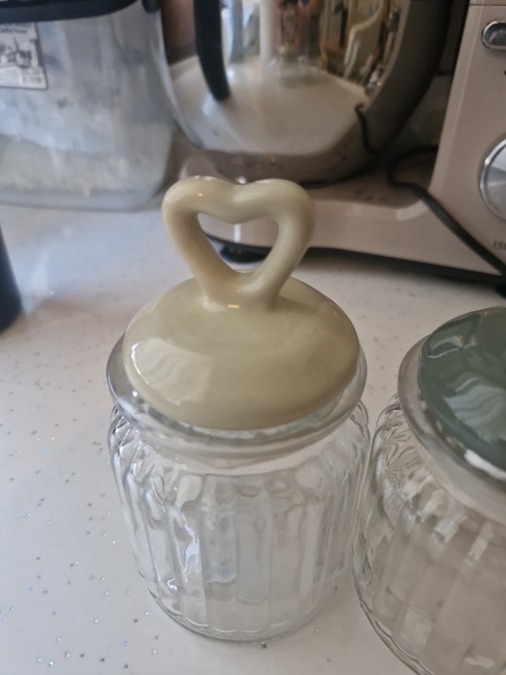 Kalp Saplı Cam Baharat Kavanozları - Görsel 3