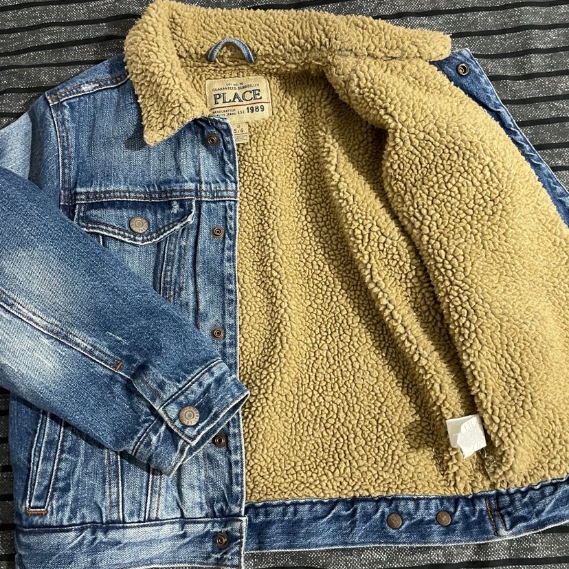 Erkek Çocuk Düğmeli Denim Ceket - Görsel 2