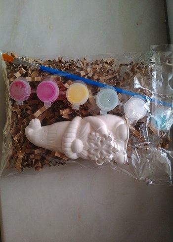 Beyaz Yeni Yıl Boyama Seti - Görsel 2