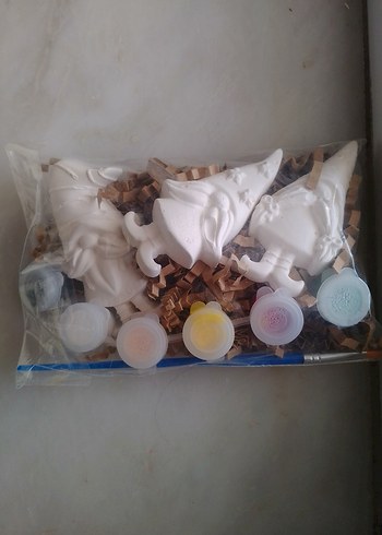 Beyaz Model Kiti Boyama Seti - Görsel 2