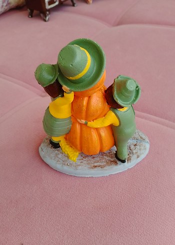 Turuncu Renkli Kabak Figürlü Biblo - Görsel 2