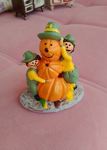 Turuncu Renkli Kabak Figürlü Biblo - Görsel 3