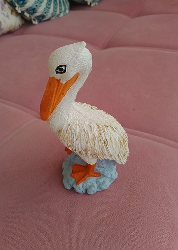 Beyaz Pelikan Figürin - Görsel 3