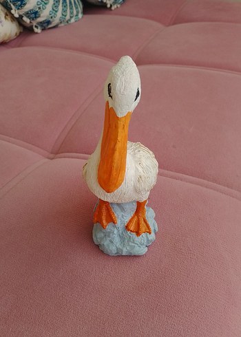 Beyaz Pelikan Figürin - Görsel 2