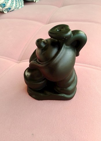 Siyah Seramik Çaydanlık Biblo geri akışlı tütsü luk - Görsel 3