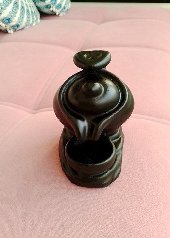 Siyah Seramik Çaydanlık Biblo geri akışlı tütsü luk - Görsel 2