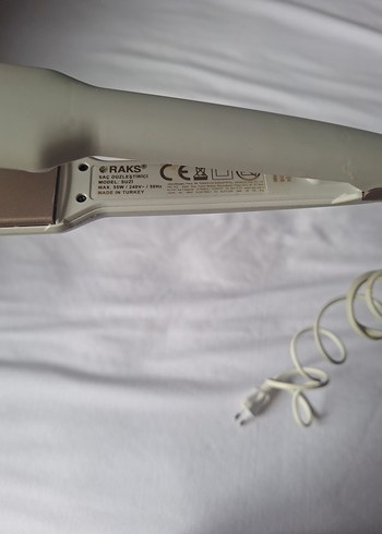 RAKS Beyaz Saç Düzleştirici - Görsel 2