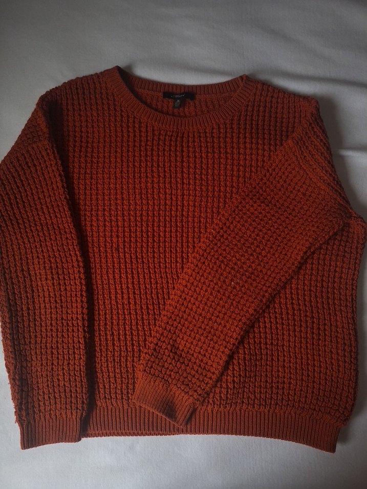 Kiremit Kadın Triko Kazak - Görsel 2