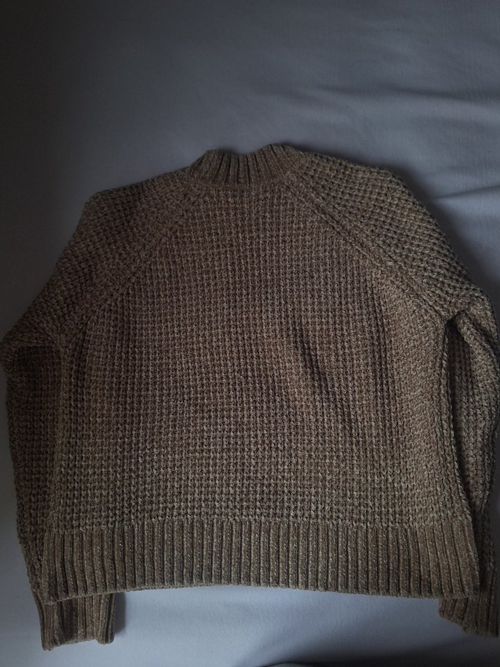 Bej Örgü Kadın Kazak - Görsel 2