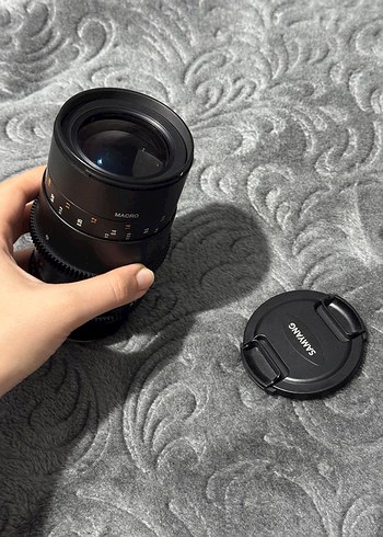 Samyang 100mm macro t3.1 cine ef mount lens - Görsel 3