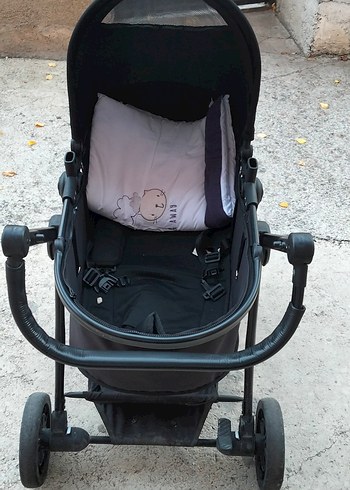 BABY HOME SİYAH BEBEK ARABASI - Görsel 2