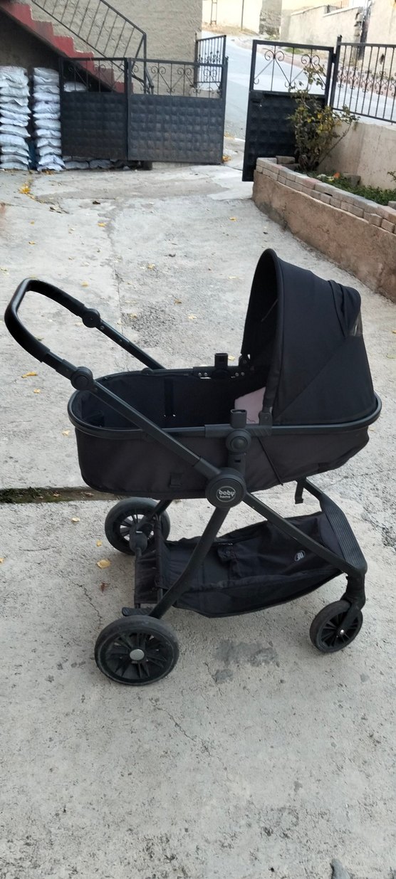 BABY HOME SİYAH BEBEK ARABASI - Görsel 3