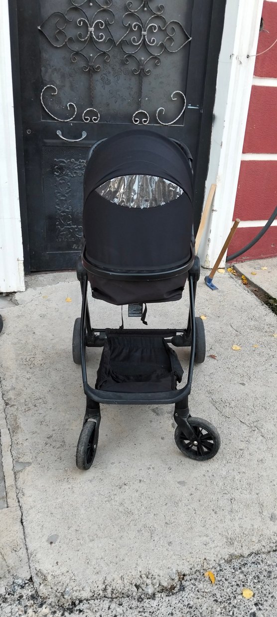 BABY HOME SİYAH BEBEK ARABASI - Görsel 5