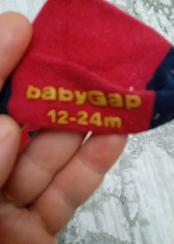 Kırmızı Nakışlı Erkek Çocuk Çorabı - Görsel 3