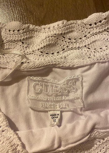 Beyaz Bohem Midi ELBİSE GUESS - Görsel 2