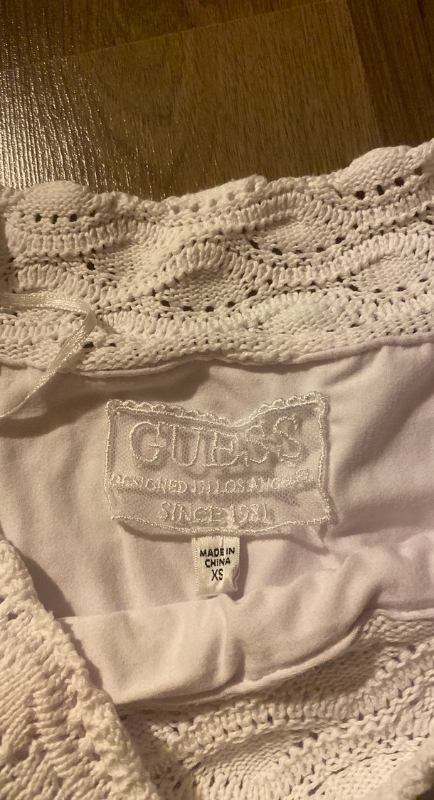 Beyaz Bohem Midi ELBİSE GUESS - Görsel 2