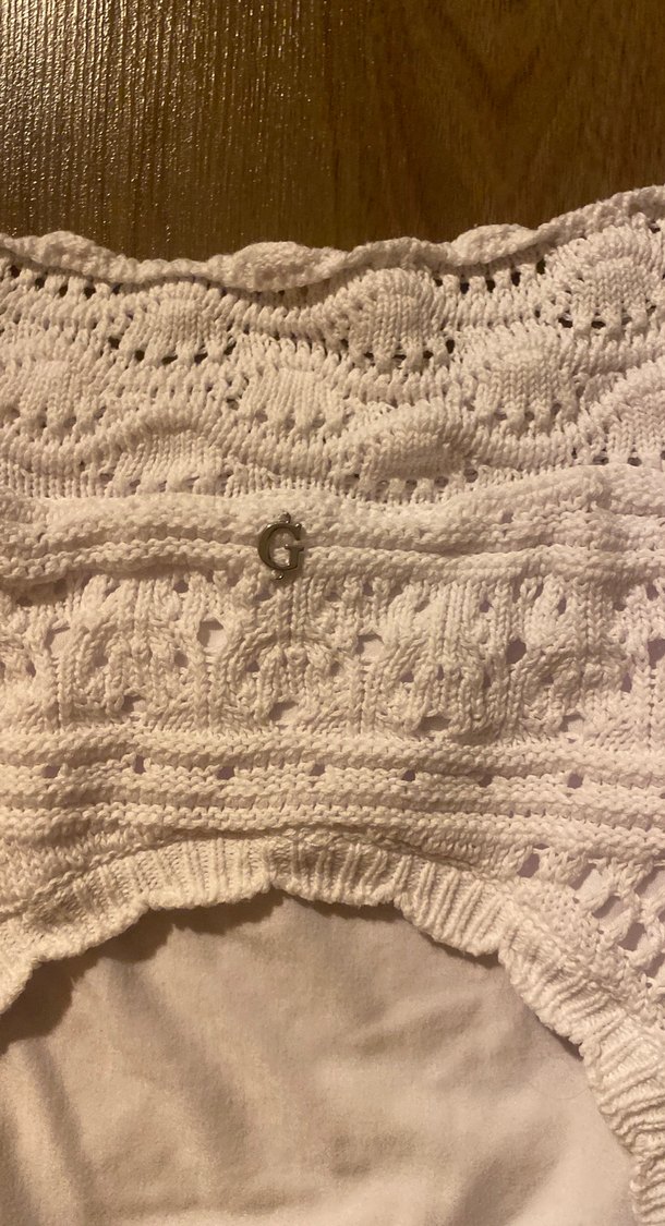 Beyaz Bohem Midi ELBİSE GUESS - Görsel 4