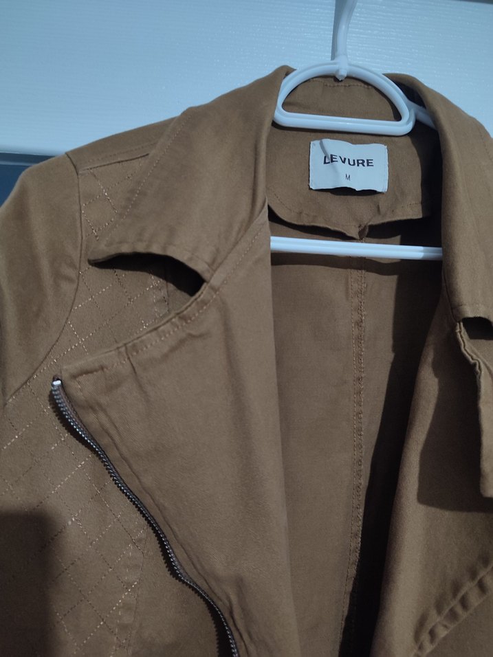 Kahverengi Süet Fermuarlı Kadın Deri Ceket - Görsel 3