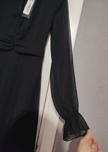 kadın siyah elbise - Görsel 2