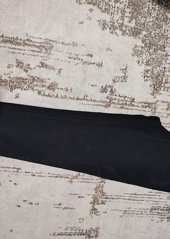 Siyah Kemerli Midi Denim Kadın Pantolon - Görsel 3