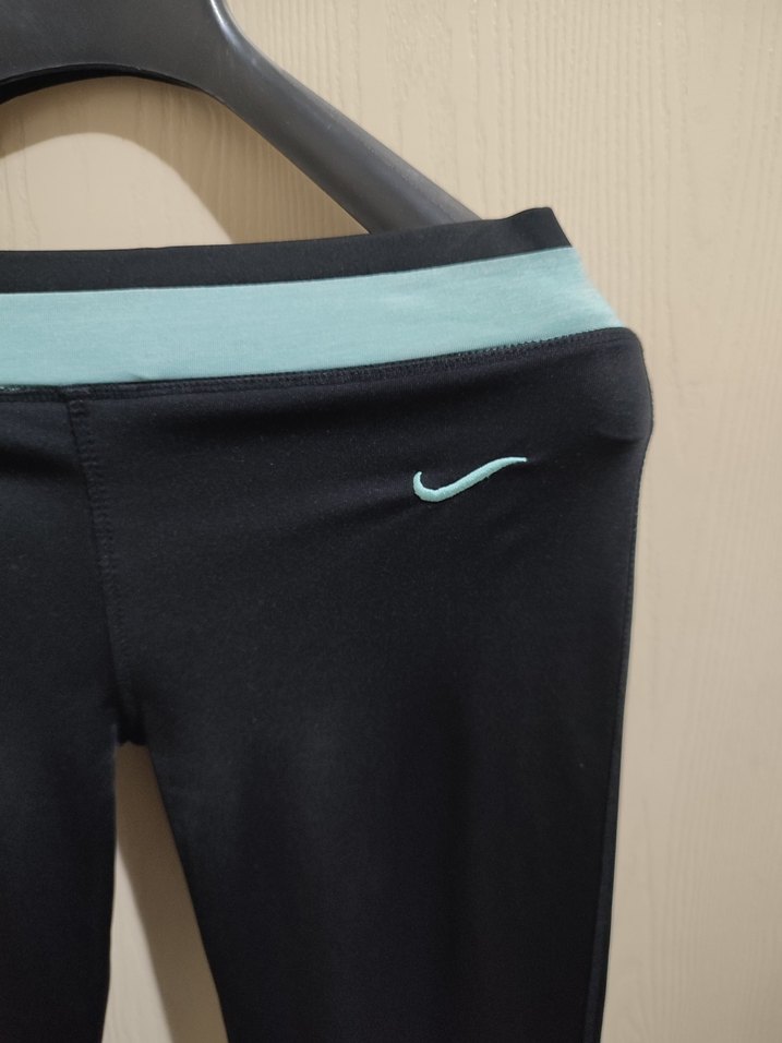 Lacivert Elastik Bel Kadın Spor Tayt - Görsel 2