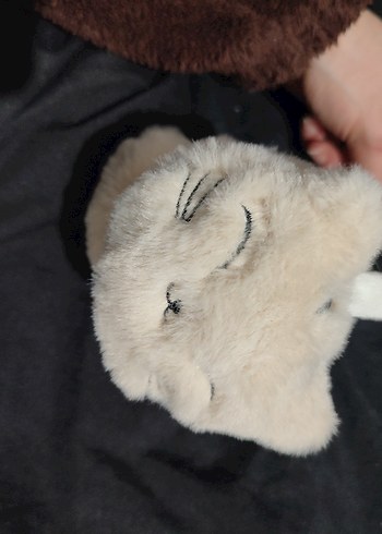 Beyaz Kürklü Kadın Kulaklık - Görsel 4