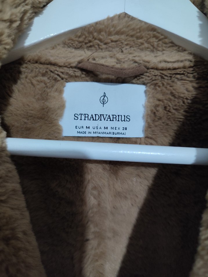 Kürklü Bej Süet Kısa Kadın Ceket - Görsel 3