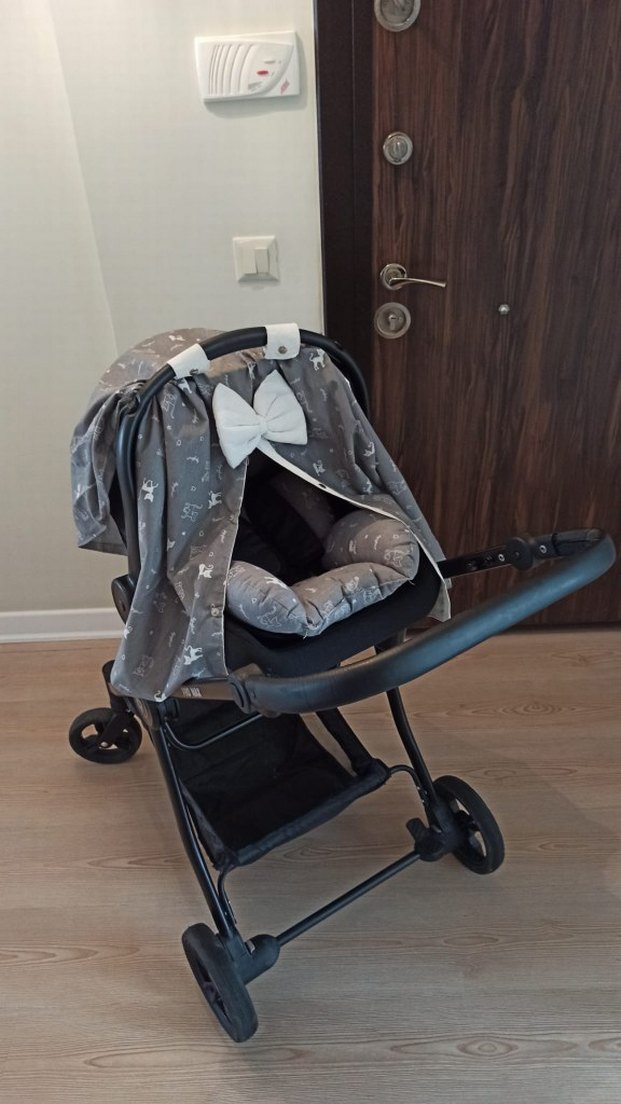 Siyah Bebek Arabası - Görsel 4