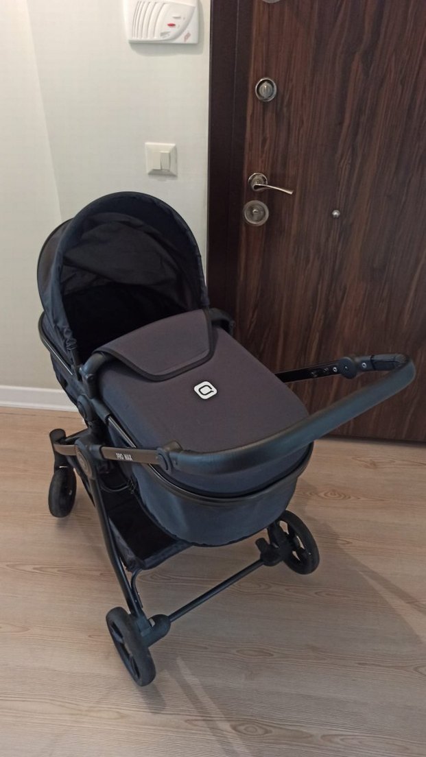 Siyah Bebek Arabası - Görsel 2