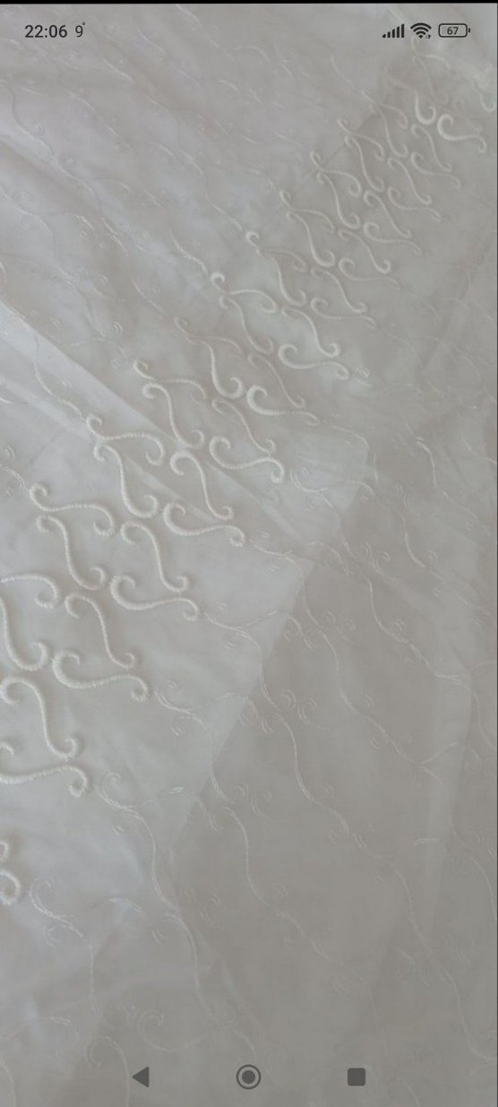 İşlemeli Beyaz Yatak Örtüsü - Görsel 5