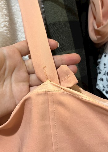 Pembe mini Kadın Elbise Fırfırlı - Görsel 3