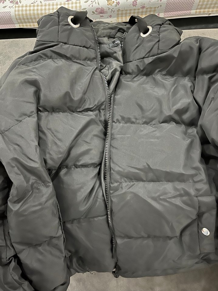 Siyah Kemerli Kadın Kış Montu - Görsel 3