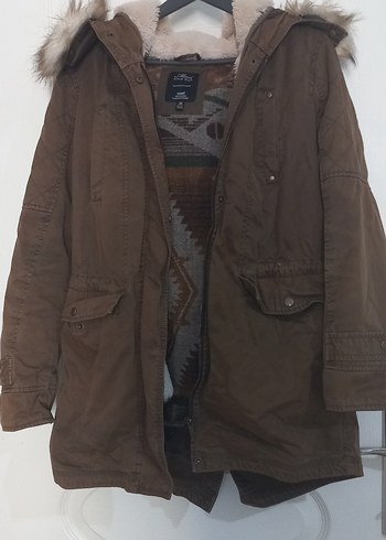 Haki renk parka midi boy,cepli - Görsel 3