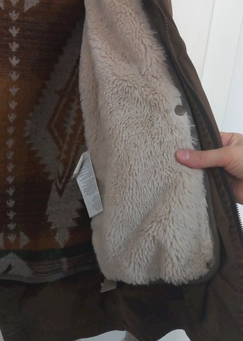 Haki renk parka midi boy,cepli - Görsel 9