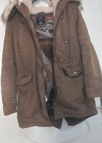 Haki renk parka midi boy,cepli - Görsel 5