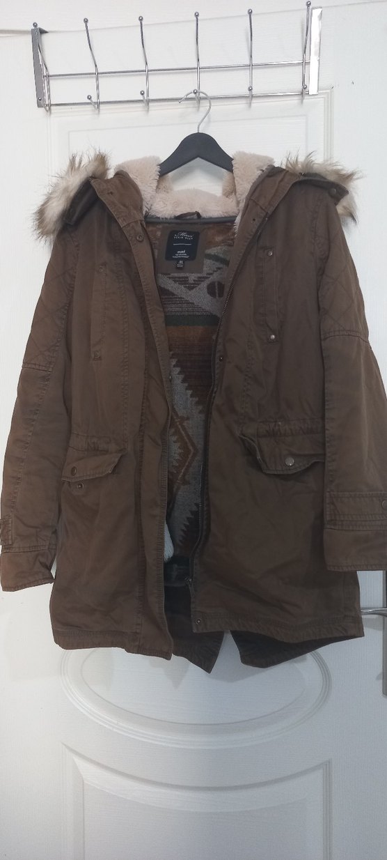 Haki renk parka midi boy,cepli - Görsel 3