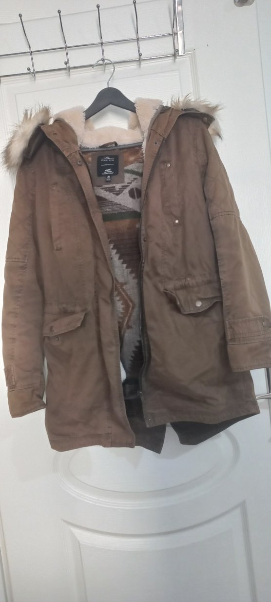 Haki renk parka midi boy,cepli - Görsel 5