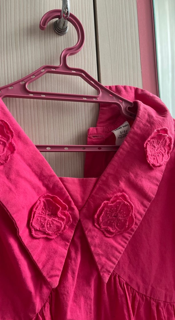 Pembe Kız Çocuk Elbise - Görsel 3