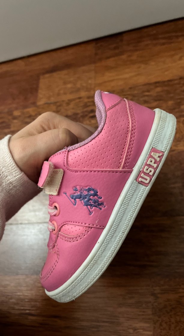 Kız Çocuk Pembe USPA Spor Ayakkabı - Görsel 3