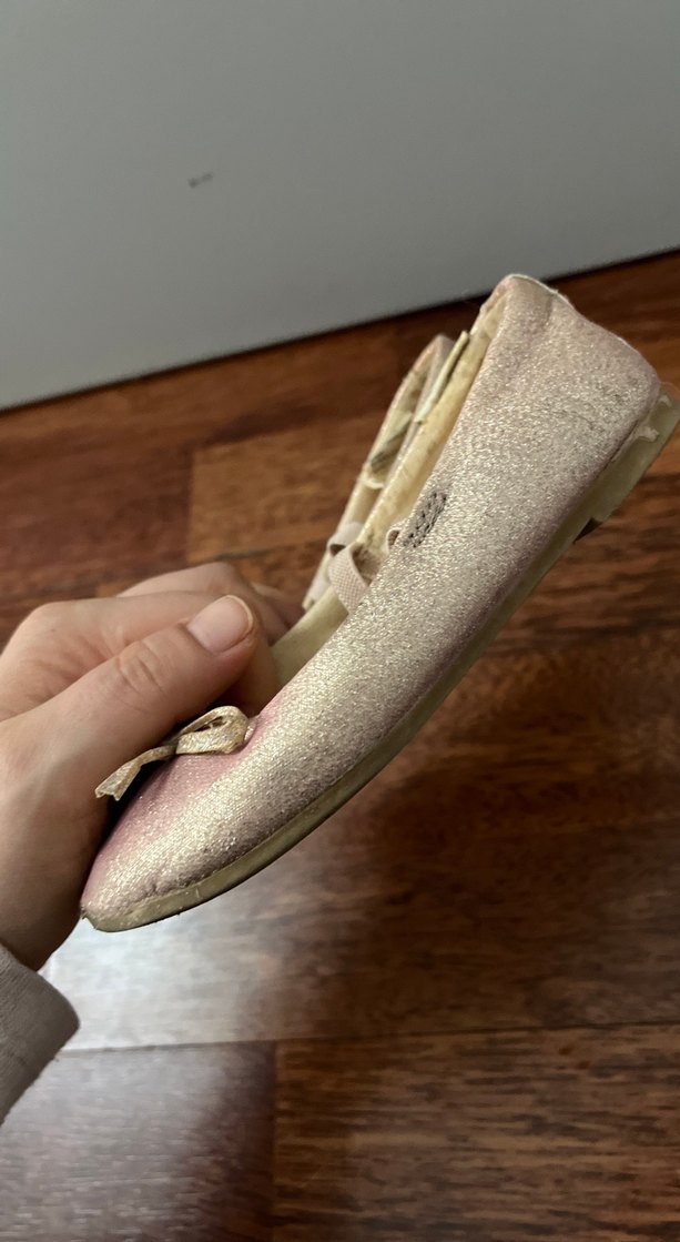 Kız Çocuk Bej Fiyonk Detaylı Babet - Görsel 2