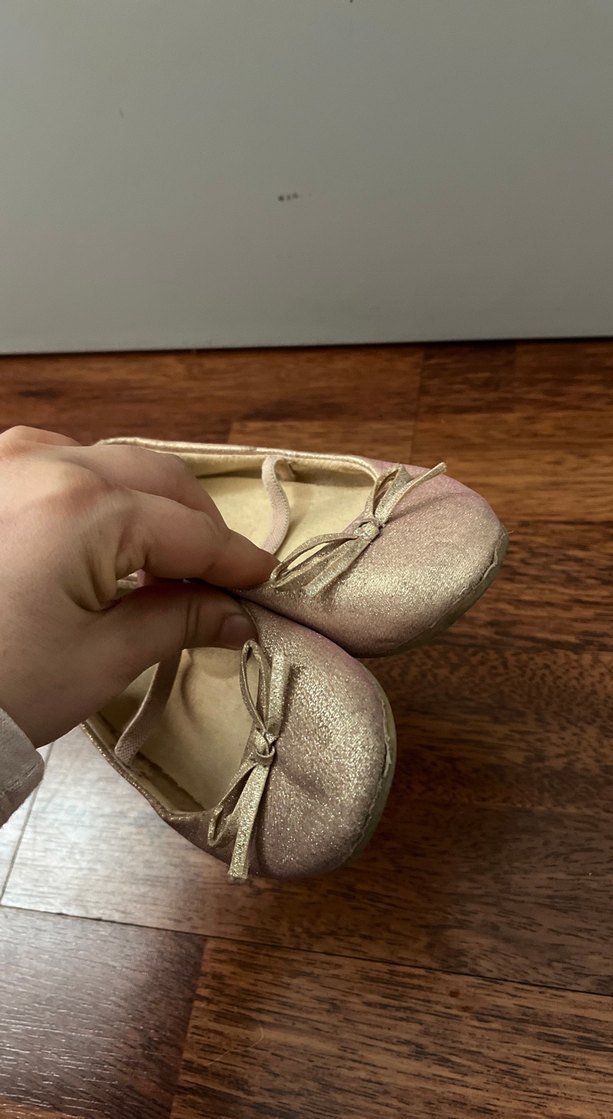 Kız Çocuk Bej Fiyonk Detaylı Babet - Görsel 4