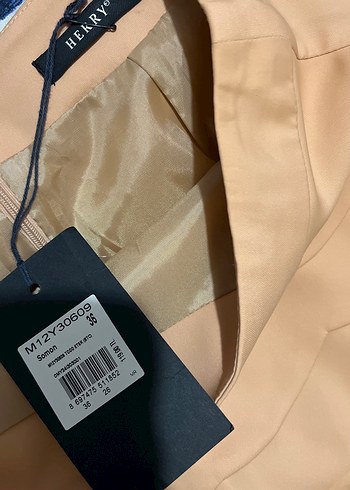 Somon rengi Midi Mini Etek Fırfırlı - Görsel 3