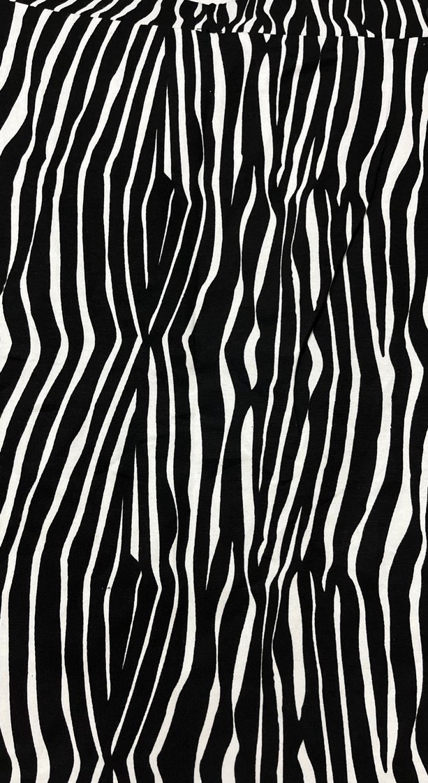 Zebra Desenli Midi Mini Etek - Görsel 2