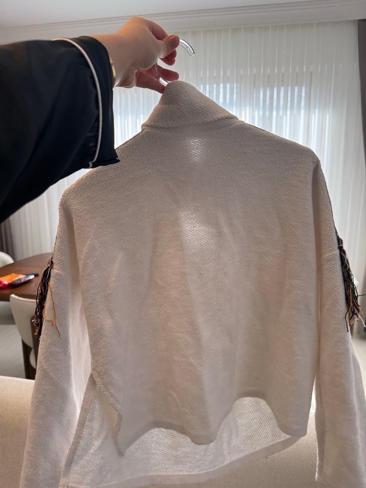 Nakışlı Camel kazak - Görsel 2