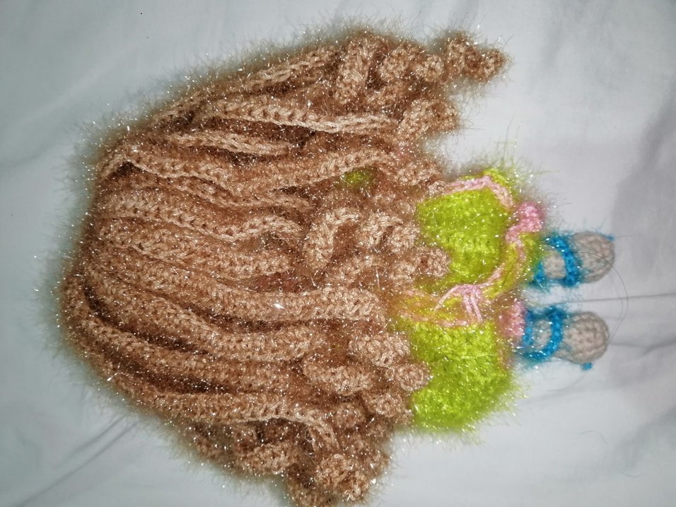 Winx Enchantix Flora Amigurumi Bebek - Görsel 3