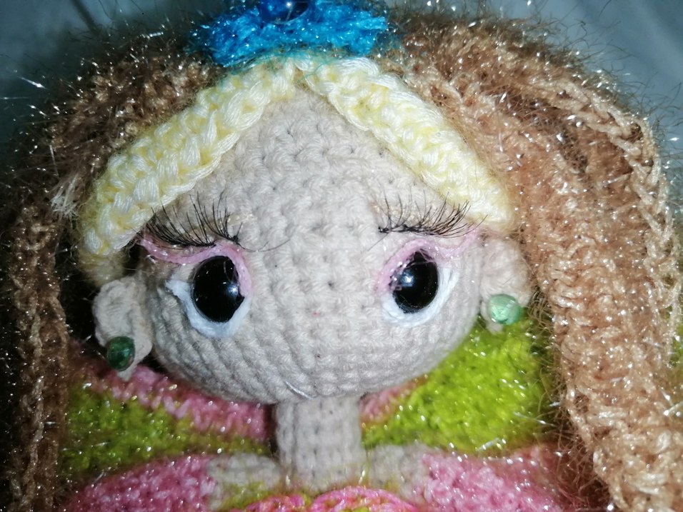 Winx Enchantix Flora Amigurumi Bebek - Görsel 5